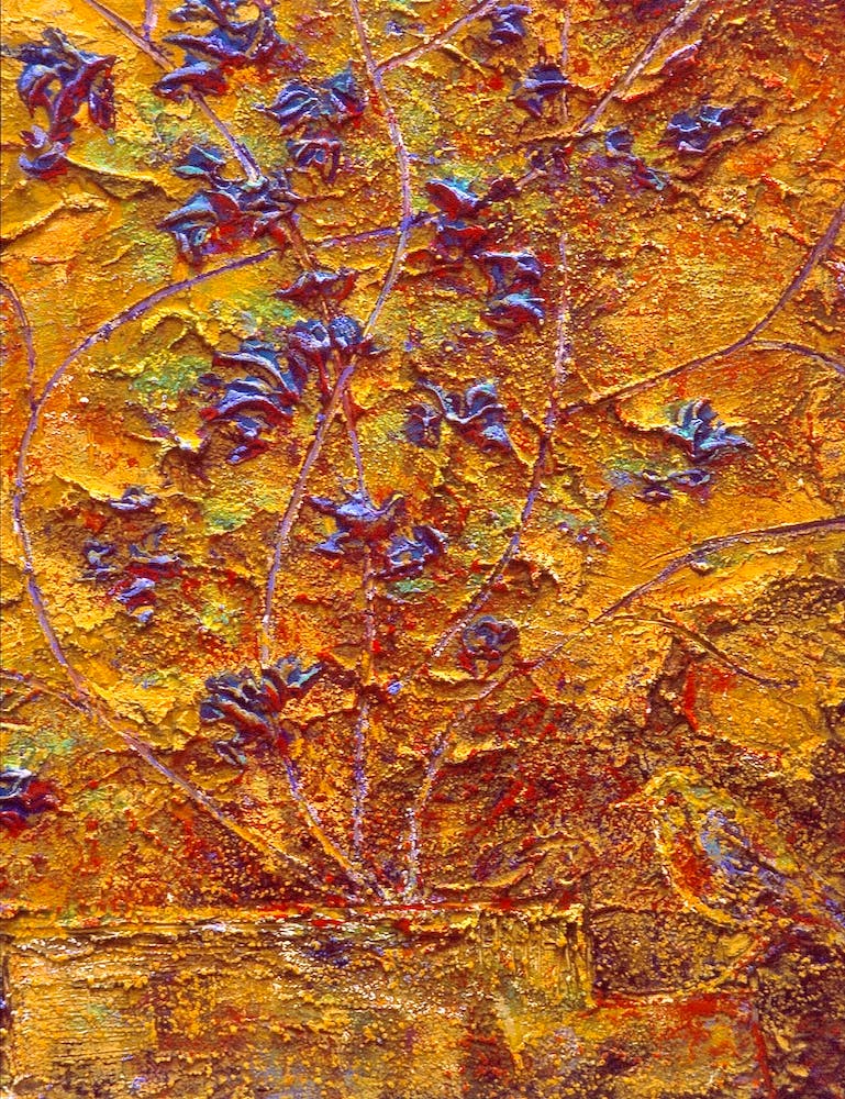 Bougainvillea in Blue