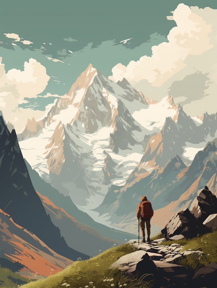 Tour De Mont Blanc France 8 Wanderweglandschaft