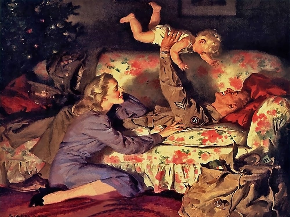 Dad Is Back Right For A Christmas