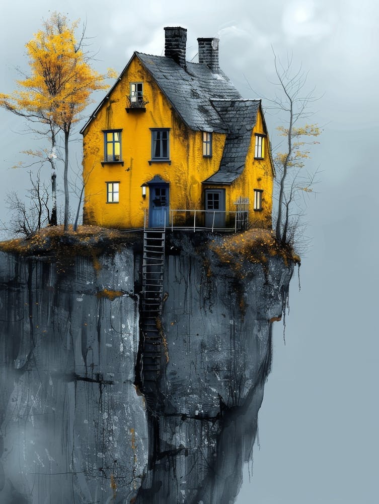 Maison Sur Une Falaise