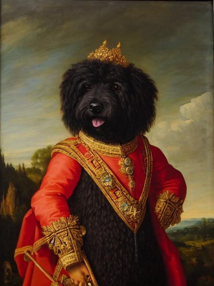Puli 2 Renaissance Portrait Oil Painting