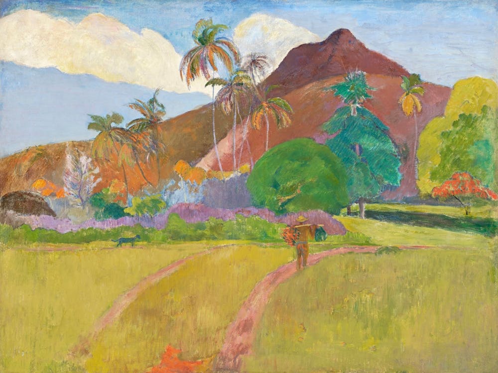 Tahitian Landscape, Paul Gauguin