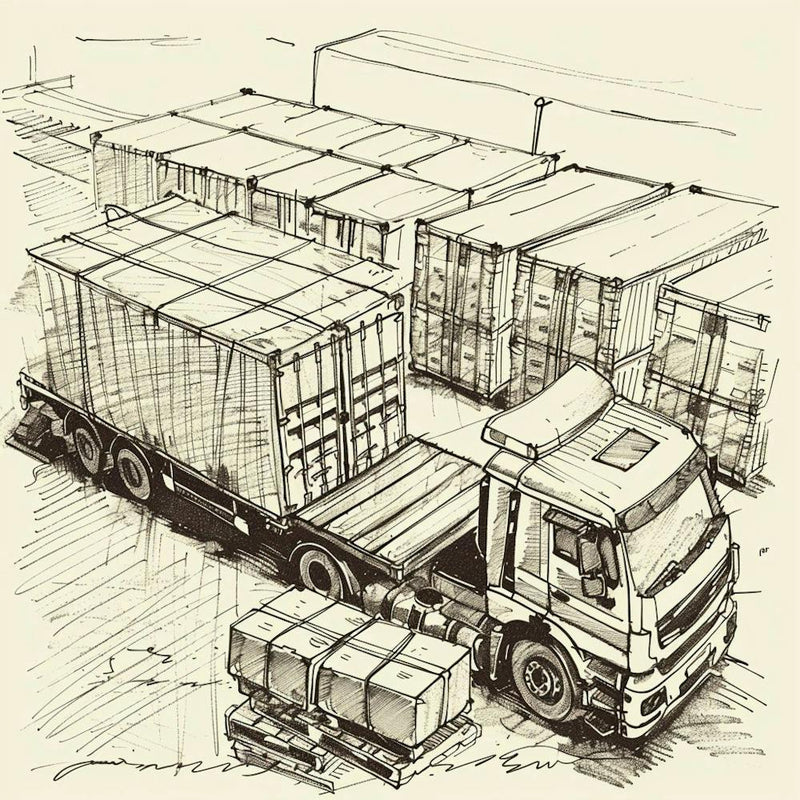 Sketch Of A Truck 1