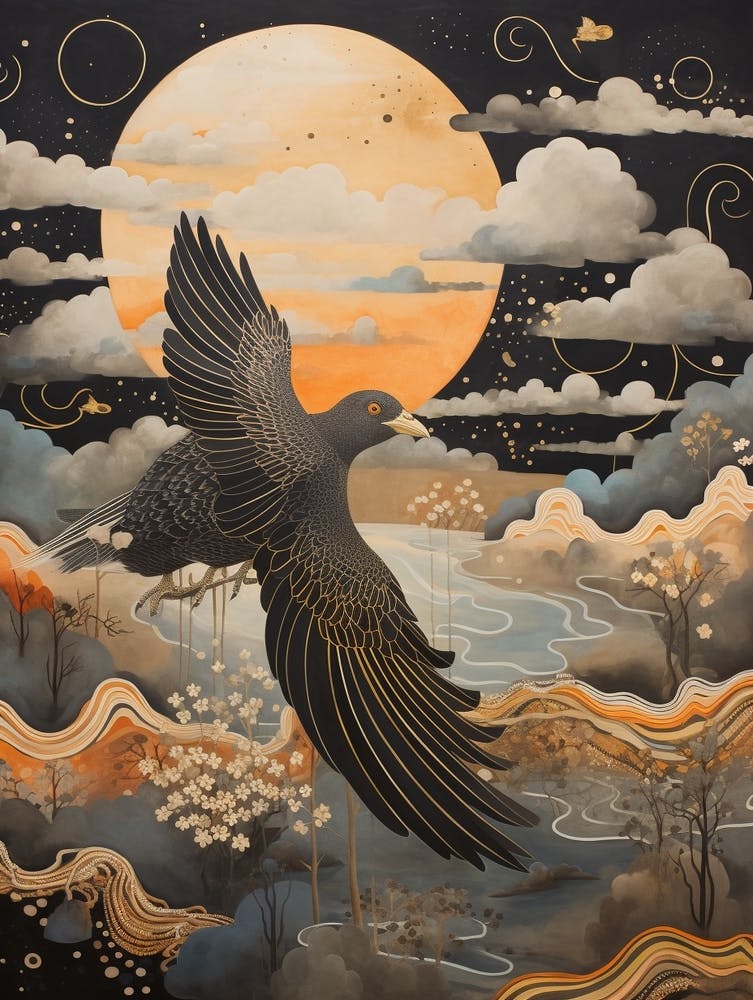 Pheasant 5 Gold Detail Painting