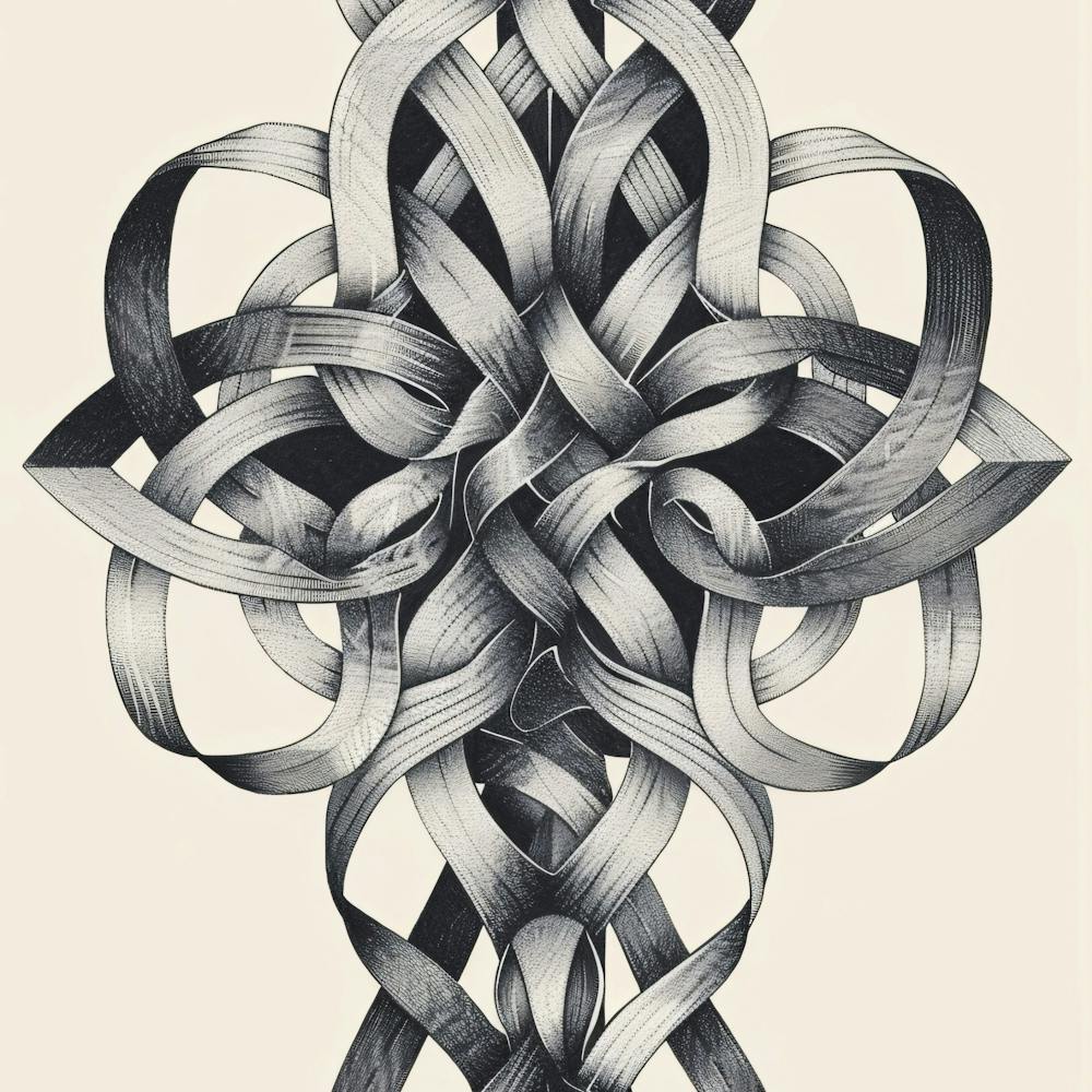Cross Of Celtic Knots