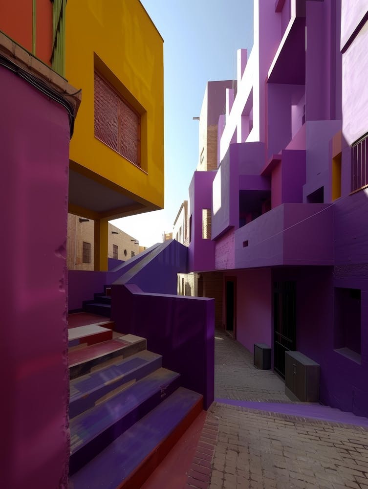 Colorful Apartment Building