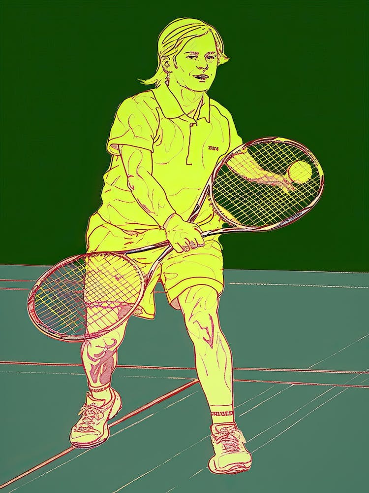 Tennis Pop Art 1