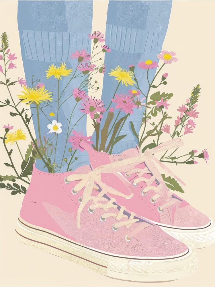 Spring Flowers And Sneakers 6