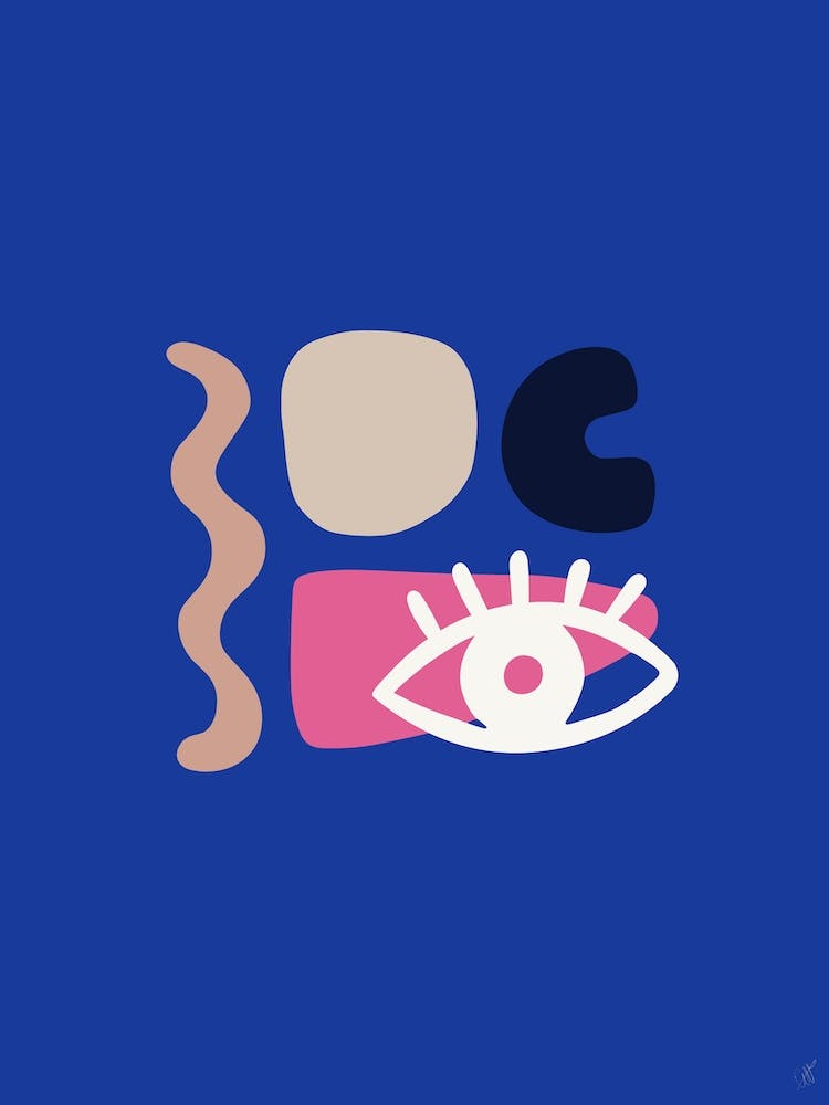 Abstraktes Auge