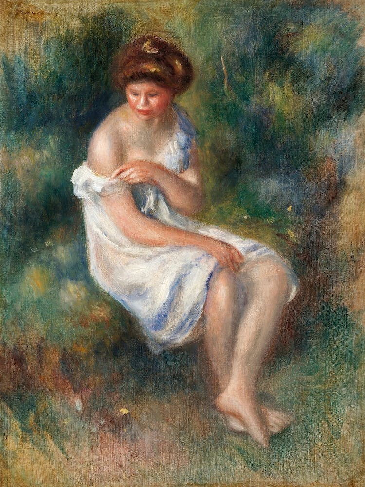 The Bather (1900), Pierre Auguste Renoir