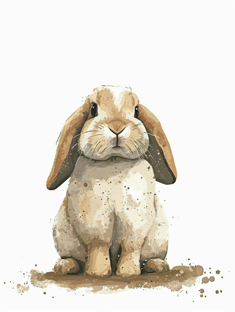 Havana Rabbit Nursery Illustration 2