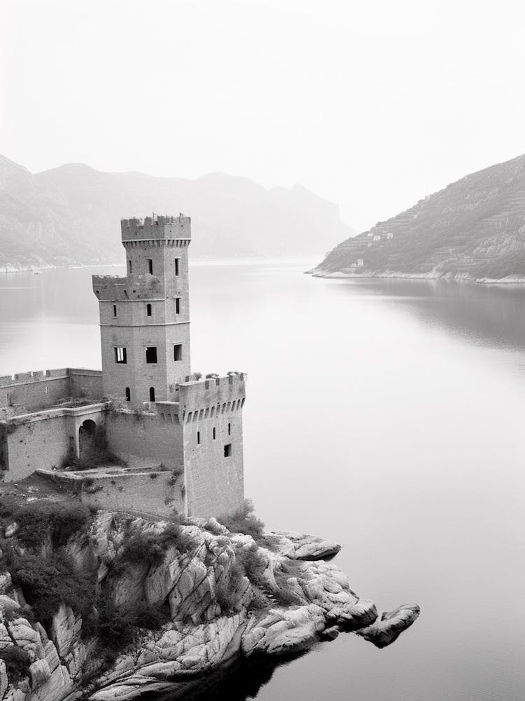 Portovenere, Italy, Black And White Photography 3