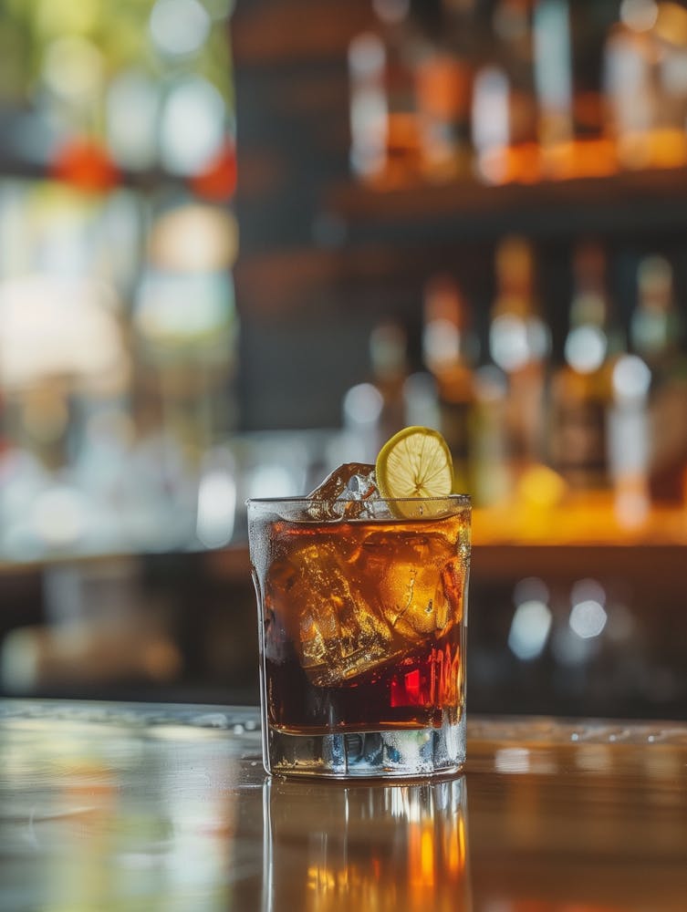 Cocktail On A Bar