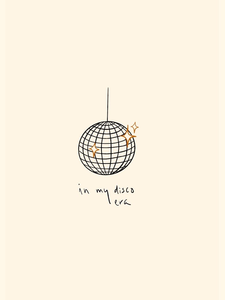 In My Disco Era Print