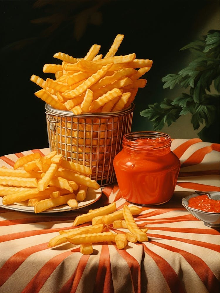 Fries Vintage Cookbook Style
