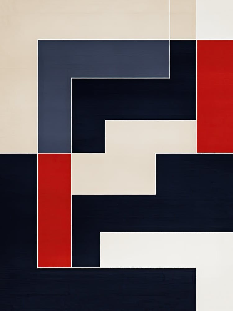 Abstract Echoes; Geometric Art Of The Mid Century