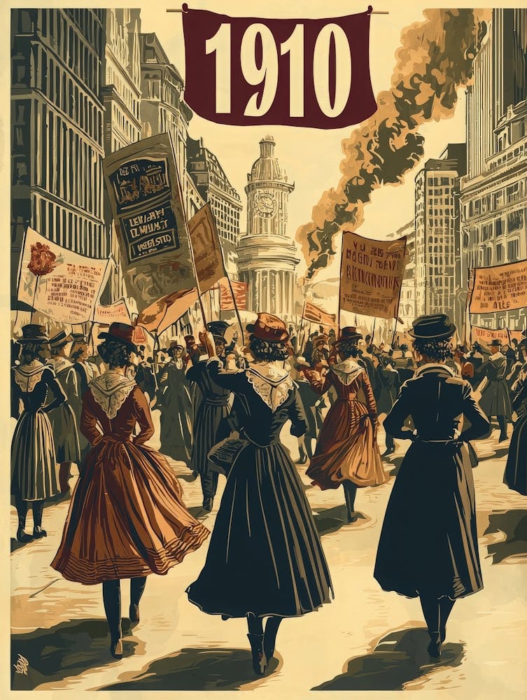 Aihrgdesign A Vintage Poster Of A Womens Suffrage Rally In 19 34526dc9 B086 4463 97c4 442c70c42395 1