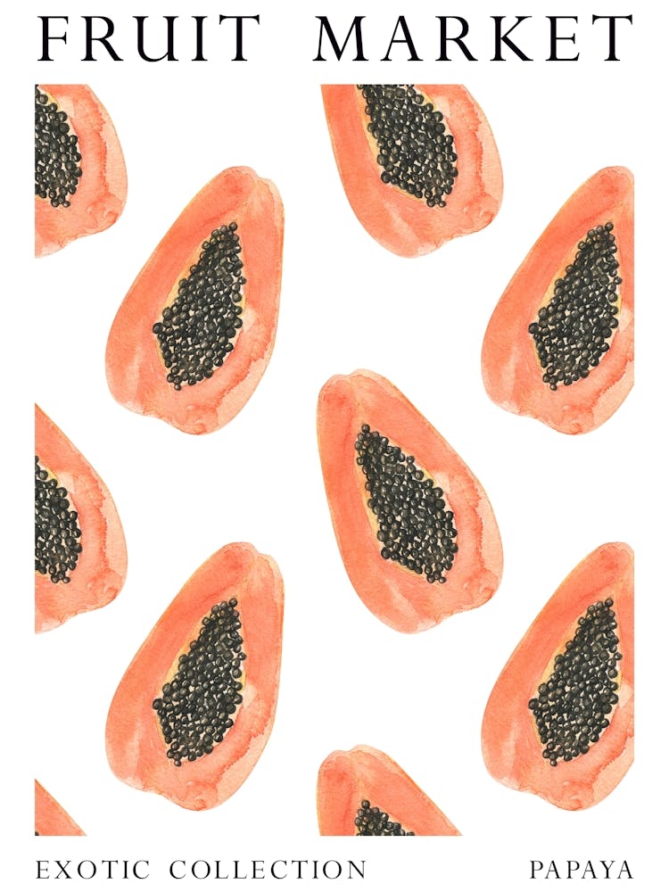 Fruit Market Papaya