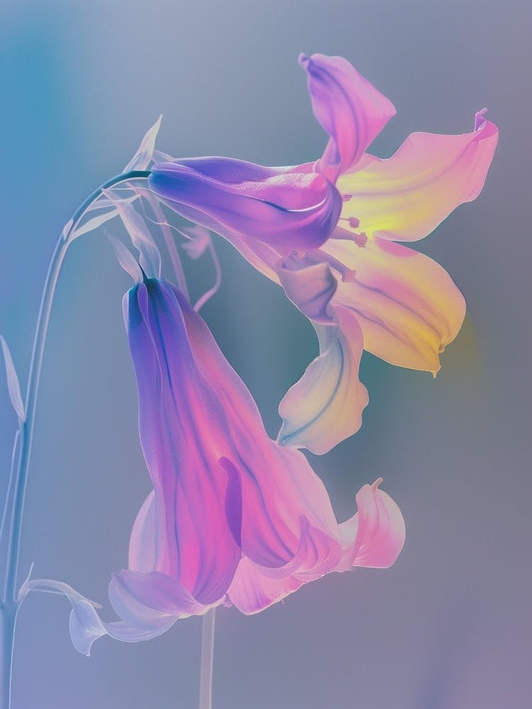 Iridescent Flower Bluebell 2