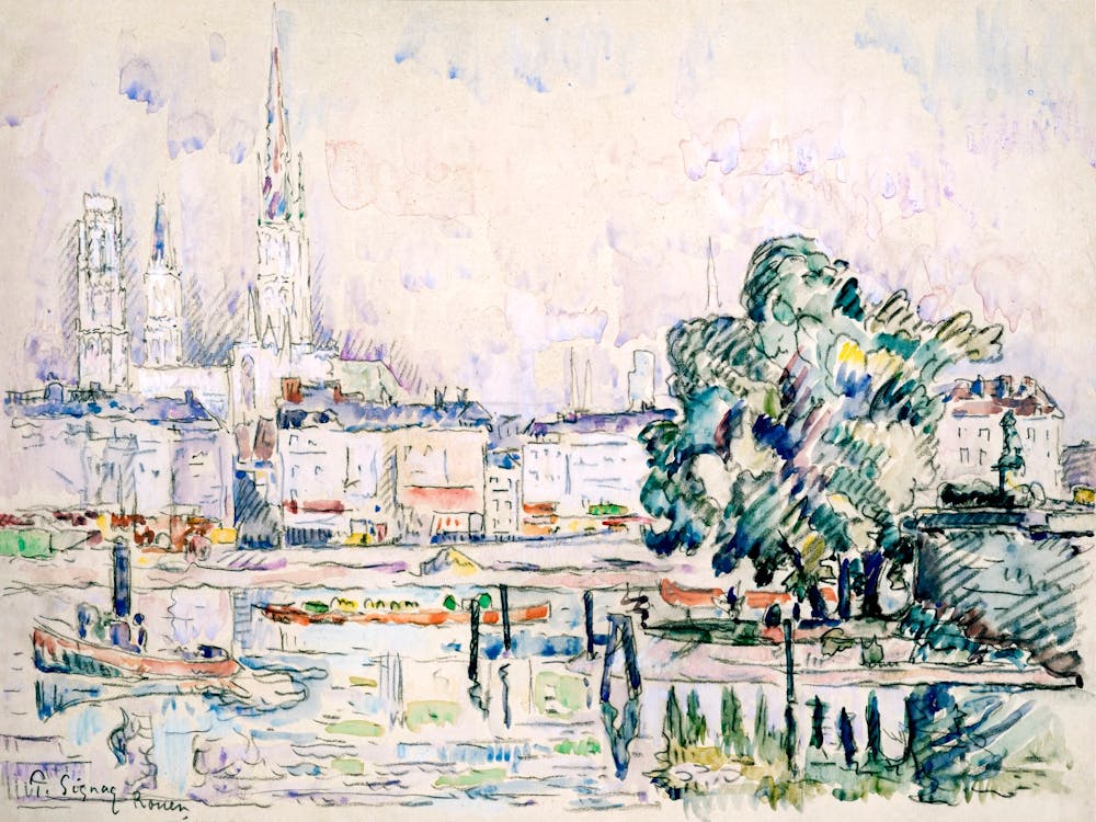 Rouen (ca. 1920), Paul Signac