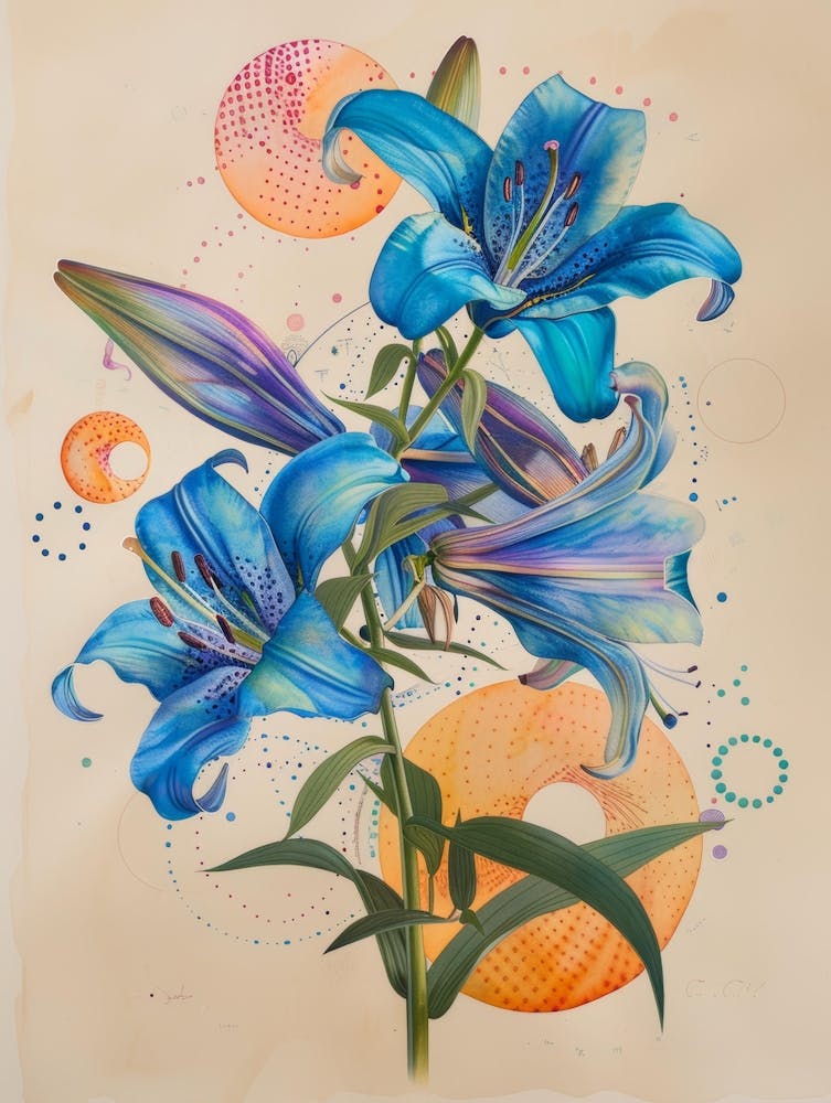 Blaue Lilie