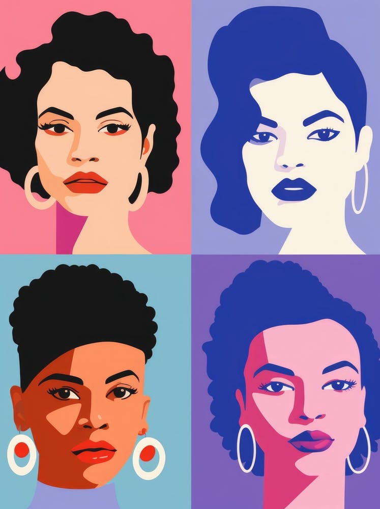 Portrait Of African American Women