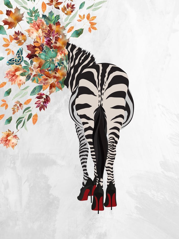 Zebra Canvas Autumn Head