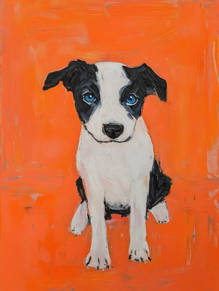 Puppy With Blue Eyes