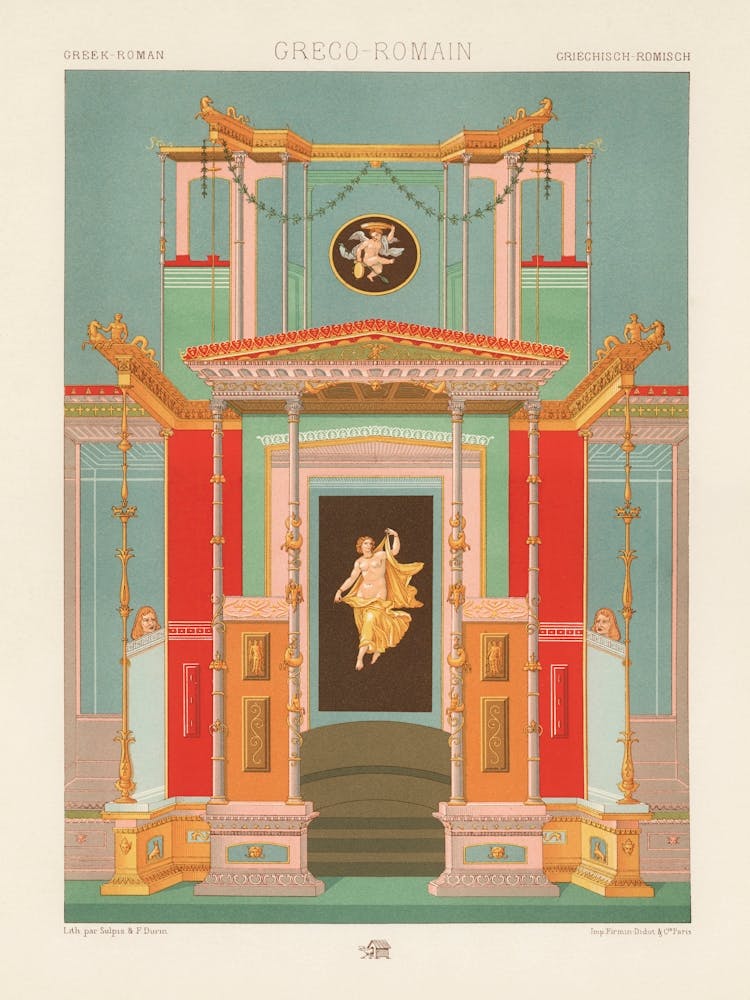 Motif Grec Romain, Albert Racine 1
