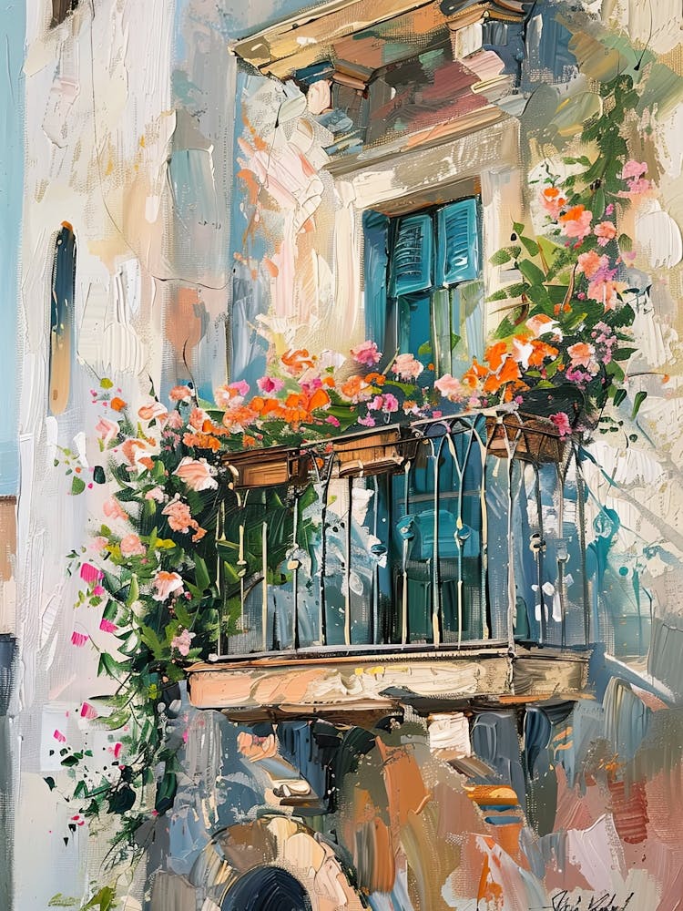 Balcony Painting In Bari 1