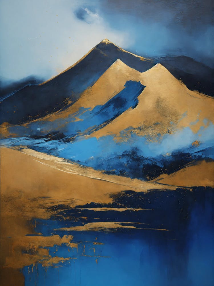 Blue And Gold Mountains