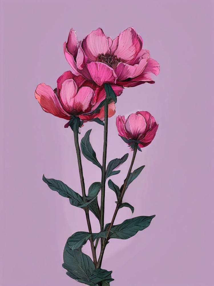Pink Flowers 18