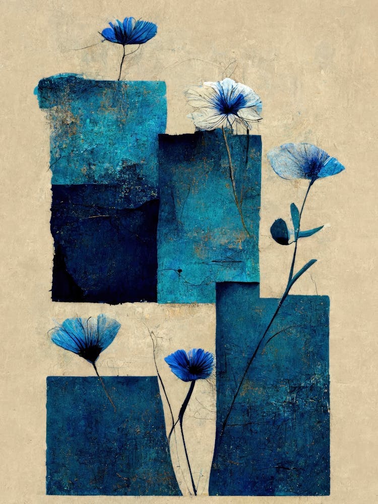 Blocks And Flowers
