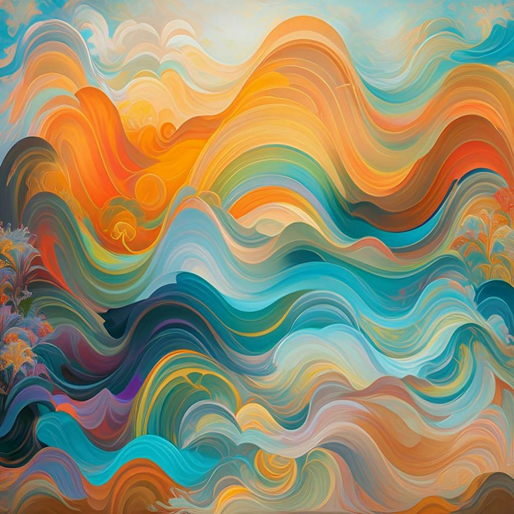 Abstract Of Waves