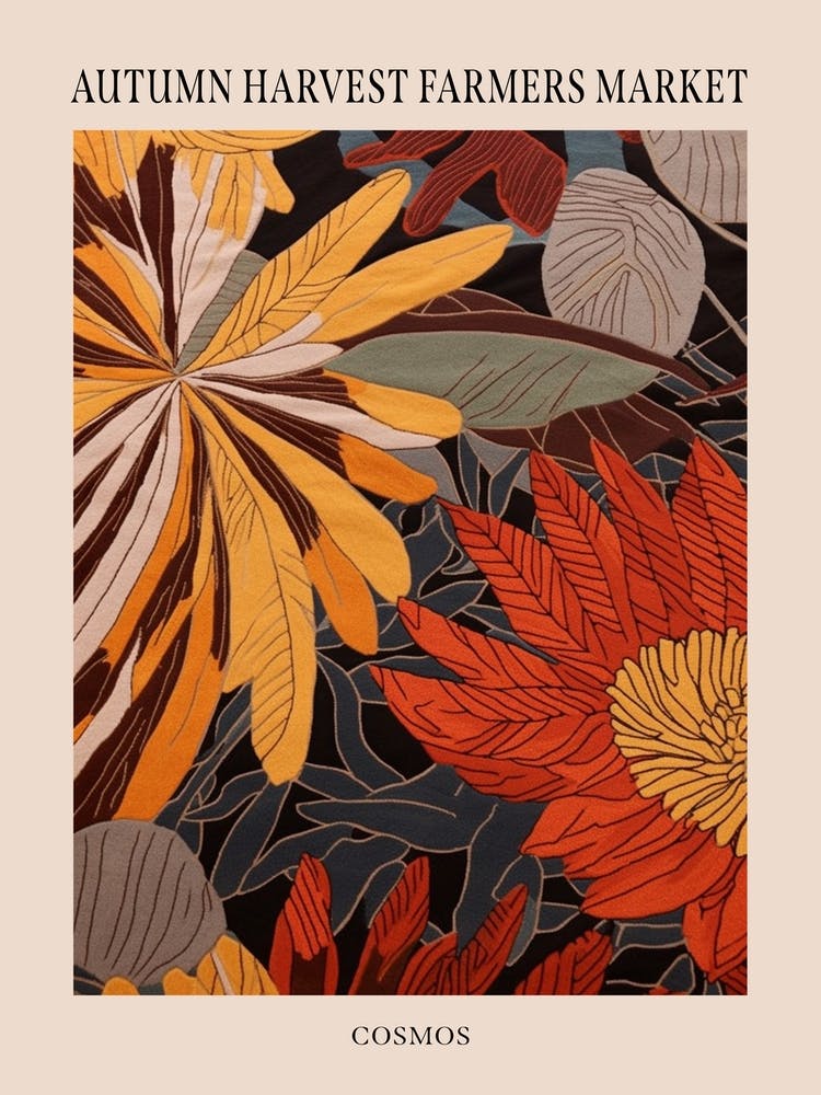 Fall Botanicals Cosmos 3 Poster