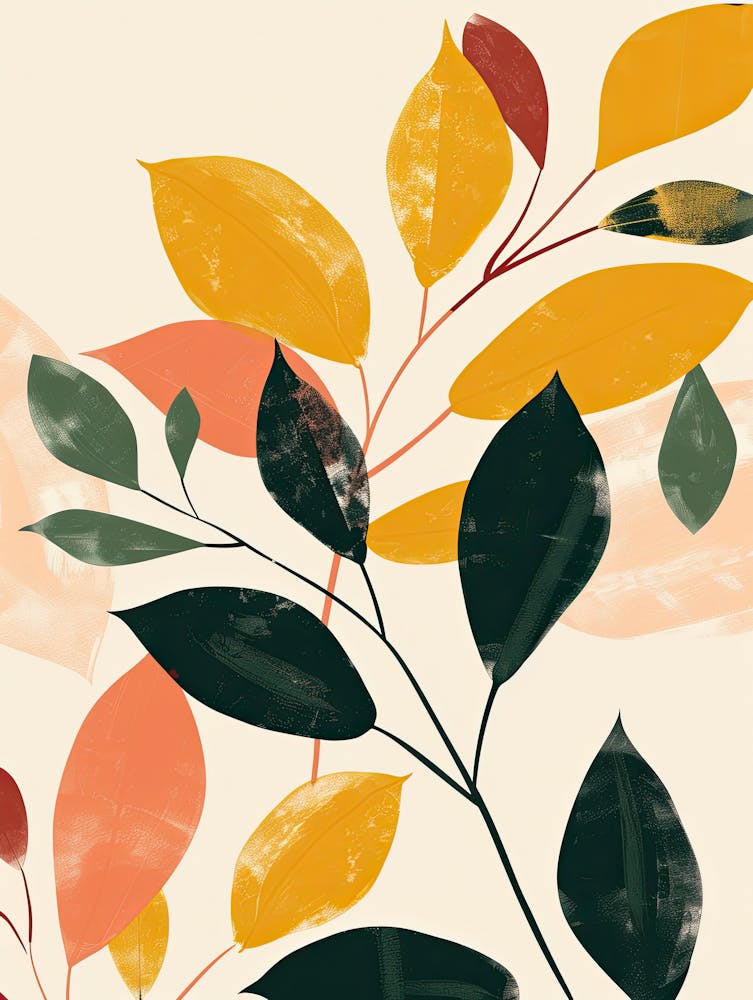 Starlight Abstraction Mid Century Style