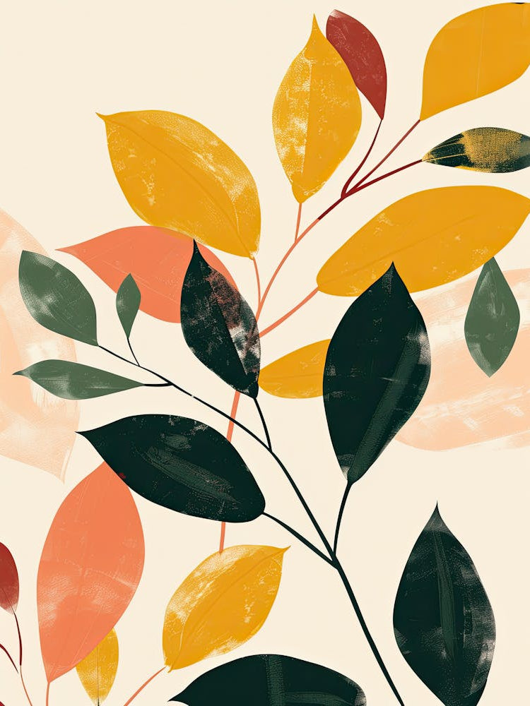 Starlight Abstraction Mid Century Style