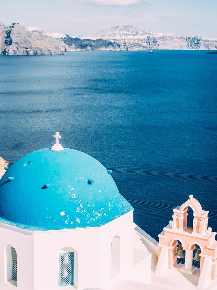 Santorini Seaside Church