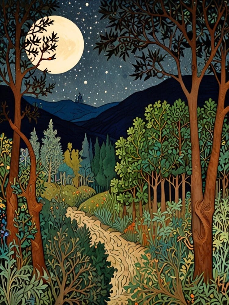 William Morris Night In The Woods 41