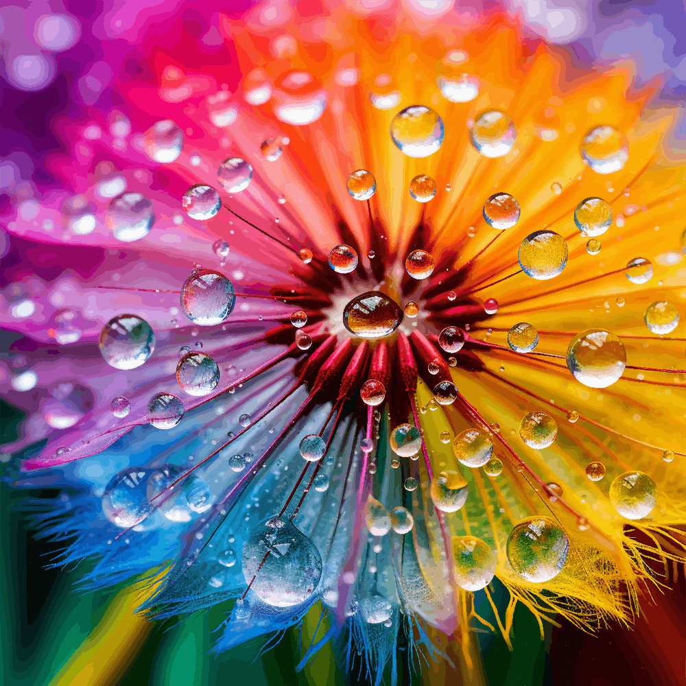 Colorful Dandelion