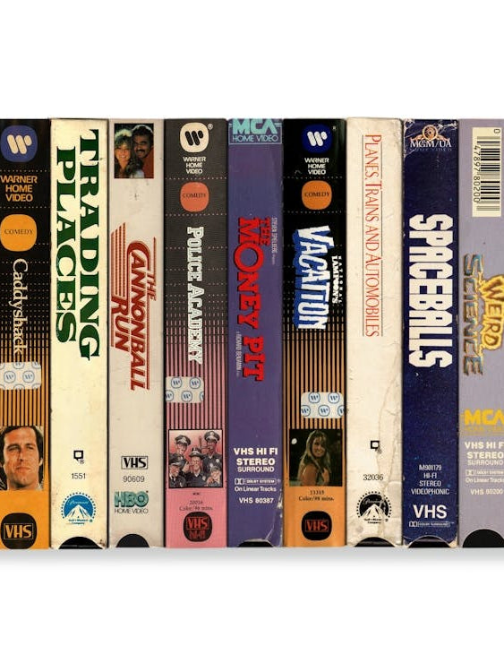 Classic 1980s Comedy Movies Poster - Vintage VHS Film Print