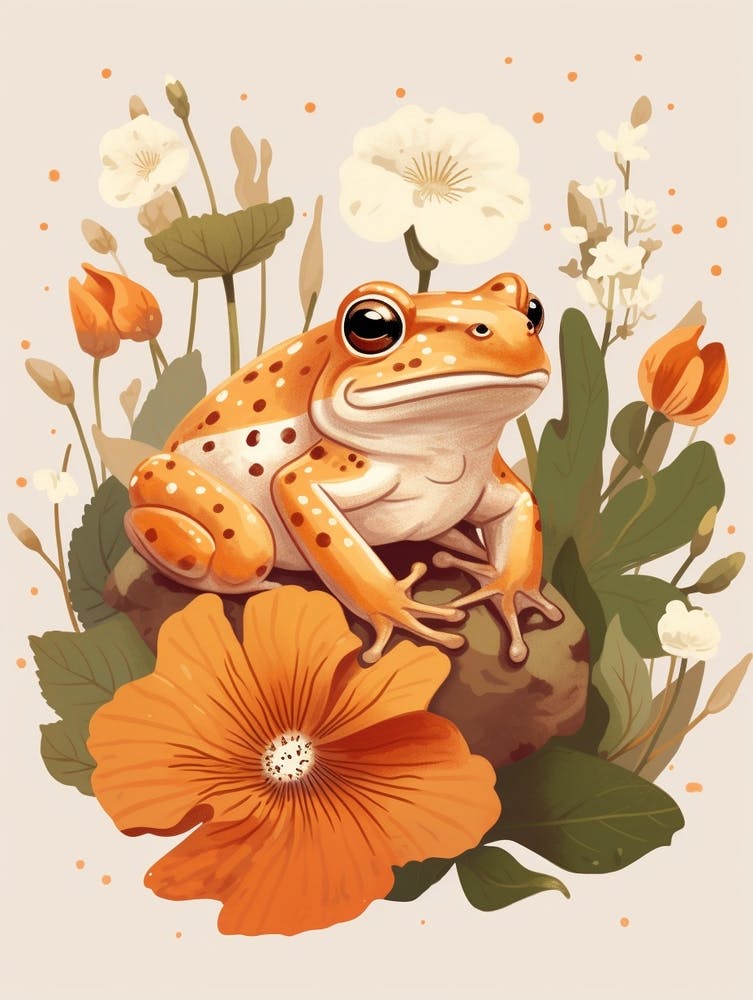 Fall Foliage Toad 1