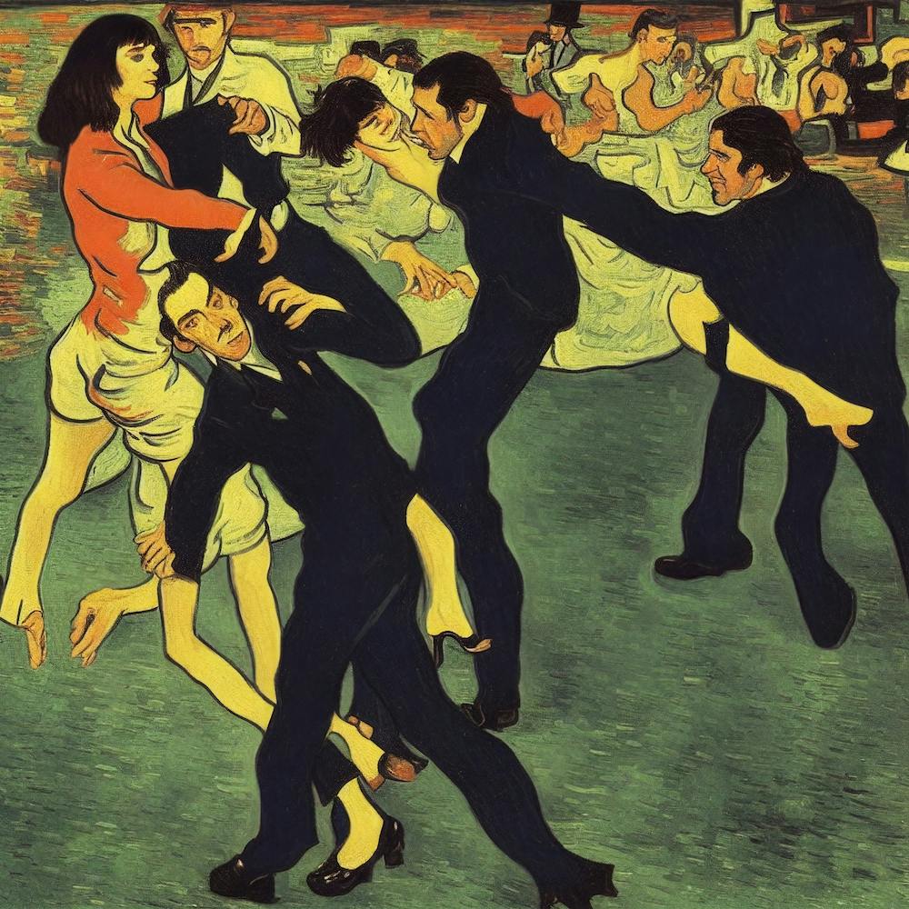 Pulp Fiction Dance By  Van Gogh