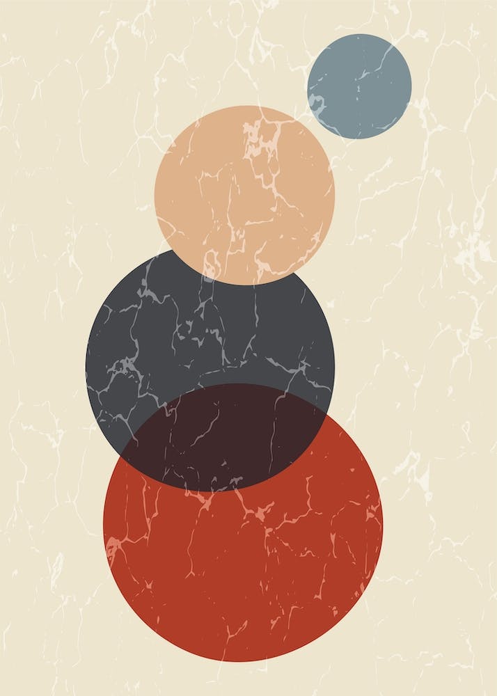 Boho Wall Abstract Art 1