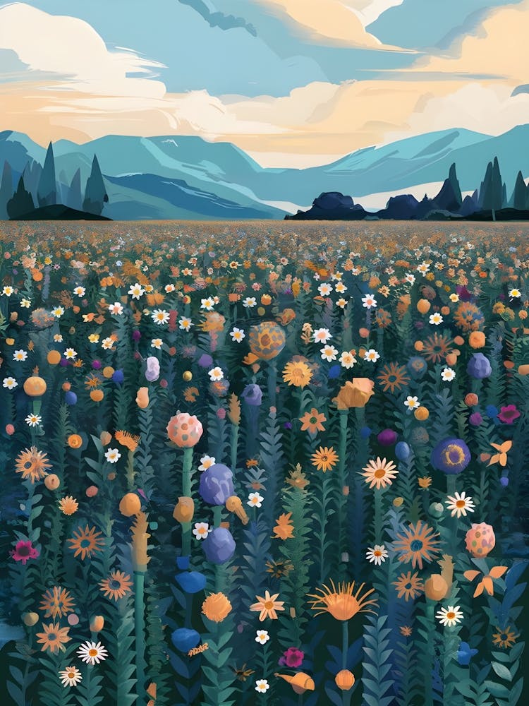 Field Of Flowers 1