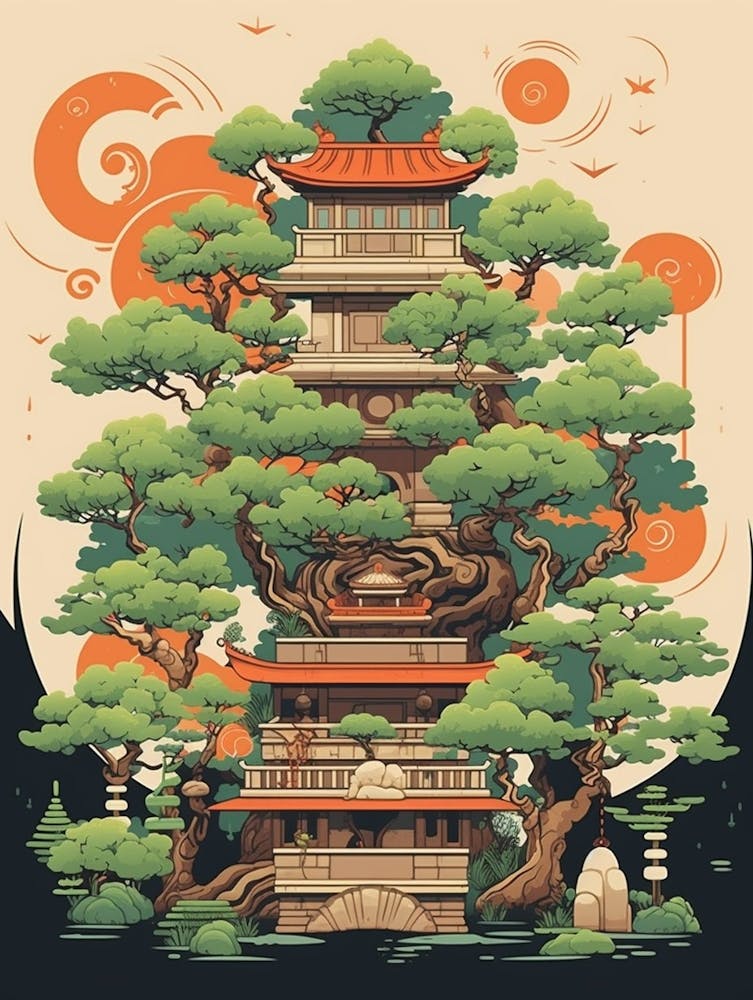 Bonsai Tree Japanese Style 1