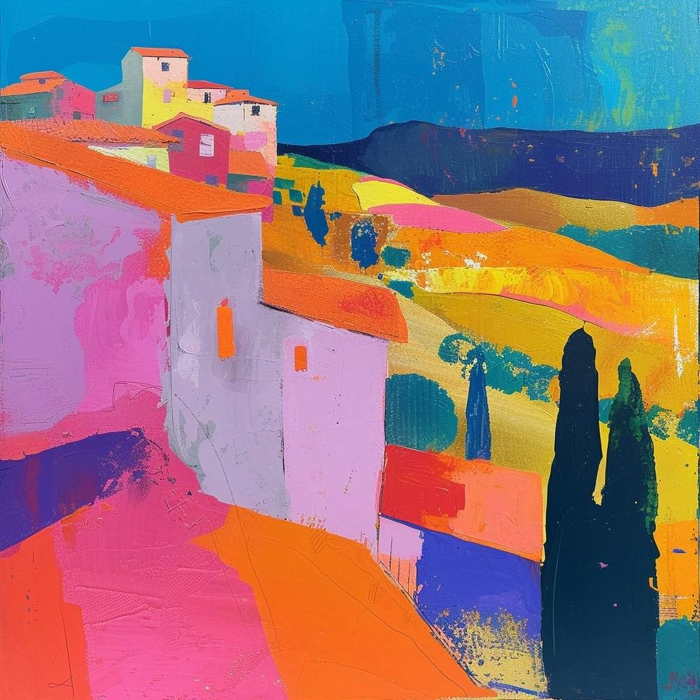 Abstract Travel Collection Italy 2