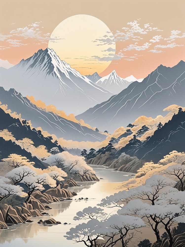 Serene Mountain Sun no2