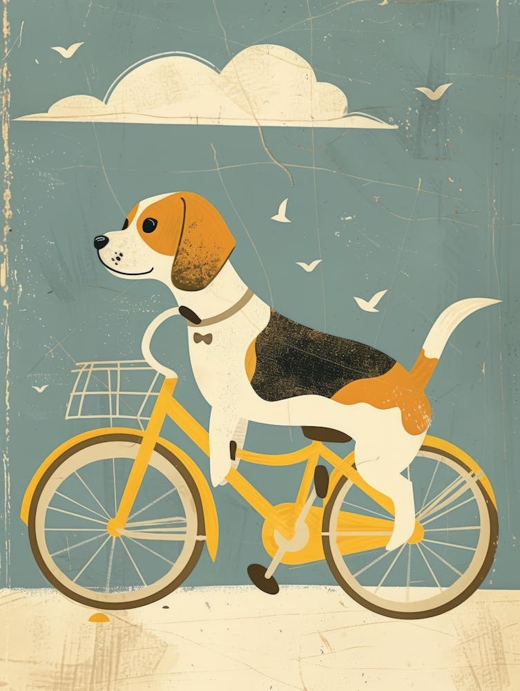 Beagle On A Bike 3