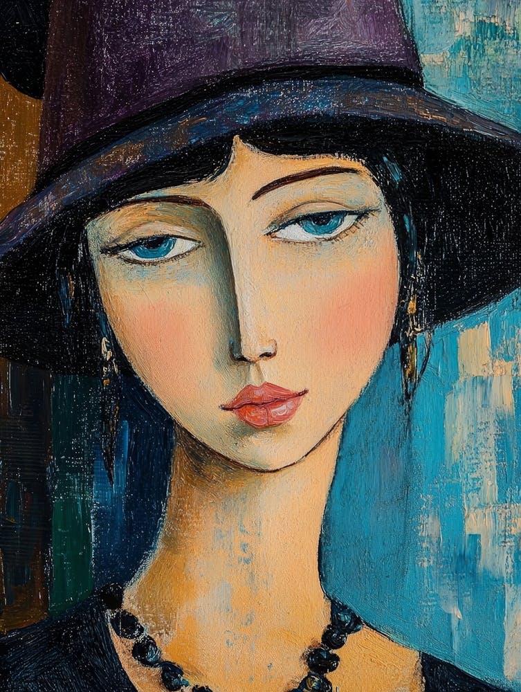 Woman In A Hat 4